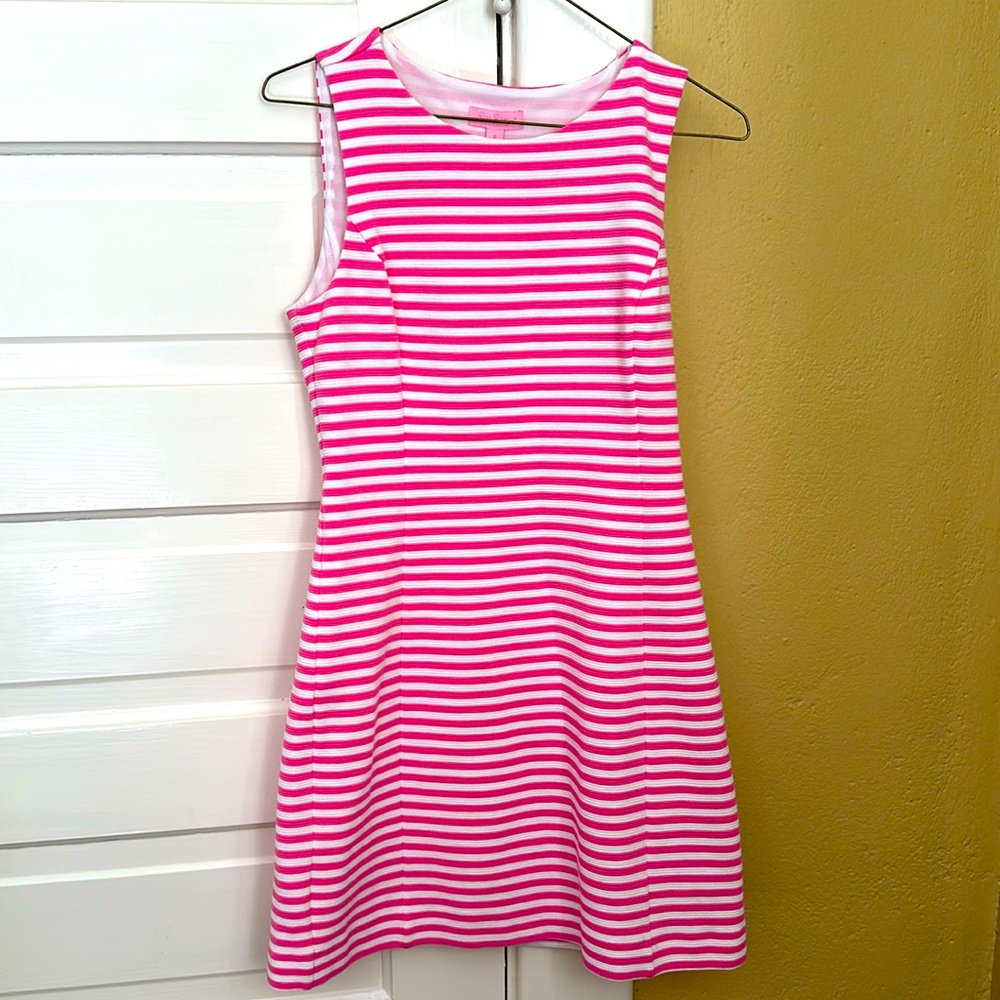 Lilly Pulitzer pink stripe dress
